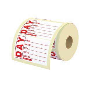 MyCafe Food Label Use By 25x25mm Removable Pack of 1000 MYC10627