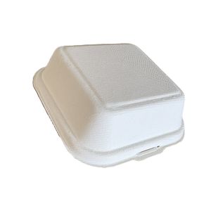 MyCafe Bagasse Burger Box 6x6 Inch Pack of 500 MYC10940