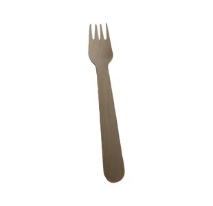 MyCafe Wooden Fork Pack of 1000 MYC10944