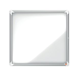 Nobo Premium Plus Outdoor Magnetic Lockable Notice Board 708x667x43mm 6xA4 1902578