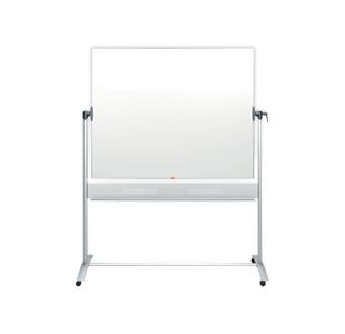 Nobo Steel Magnetic Mobile Whiteboard 1500x1200mm 1901031