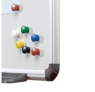 Nobo Magnetic Pin Assorted Colours 18mm Pack of 12 1901102
