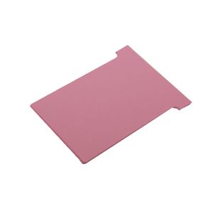 Nobo T-Card Size 2 48x85mm Pink Pack of 100 2002008