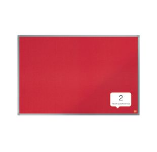 Nobo Essence Felt Notice Board 900 x 600mm Red 1904066