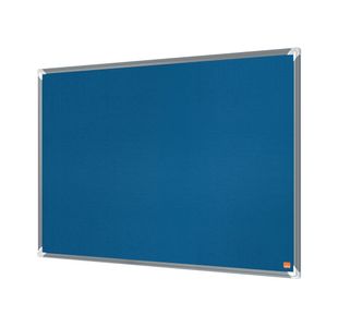 Nobo Premium Plus Felt Notice Board 1500 x 1200mm Blue 1915191