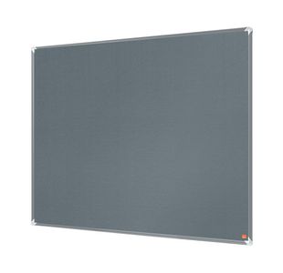 Nobo Premium Plus Felt Notice Board 1200 x 900mm Grey 1915196