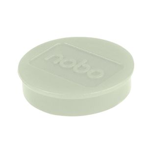 Nobo Whiteboard Magnets 38mm White Pack of 10 1915315