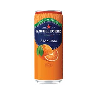 San Pellegrino Aranciata Orange 330ml Can (Pack of 24) 12516073