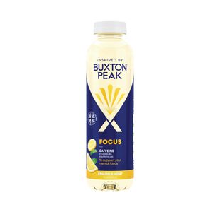 Buxton Peak Focus Lemon + Mint Water 400ml Pack of 12 13328962
