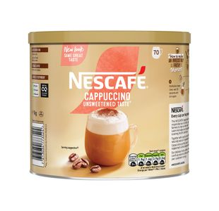 Nescafe Gold Cappuccino Unsweetened Taste Instant Coffee 1kg 12582351