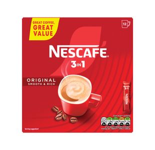Nescafe 3-in-1 Original Coffee Sachets Pack of 12 12593075