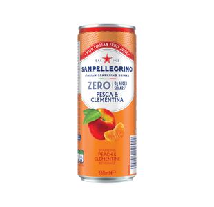 San Pellegrino Zero Fruit Beverages Peach+Clem 330ml Pack 24 12602682
