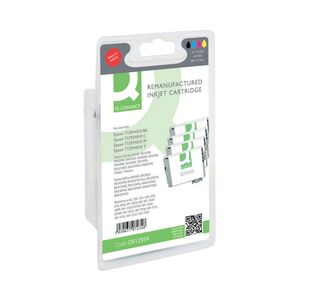Q-Connect Epson T1291/2/3/4 Remanufactured Inkjet Cartridge CMYK Multipack T129540-COMP