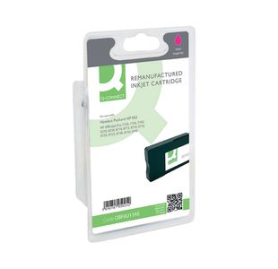 Q-Connect Remanufactured Inkjet Cartridge Magenta For HP F6U13AE F6U13AE-COMP
