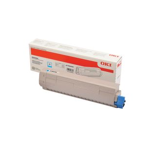 Oki C833 10K Toner Cartridge High Yield Cyan 46443103