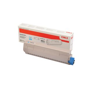 Oki C823 7K Toner Cartridge Cyan 46471103