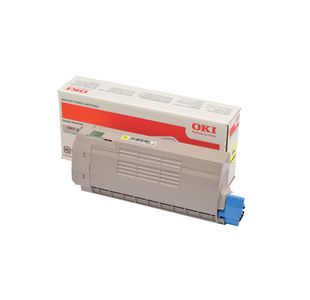 Oki C712 11.5K Toner Cartridge Yellow 46507613