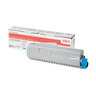 Oki C824 5K Toner Cartridge Cyan 47095703