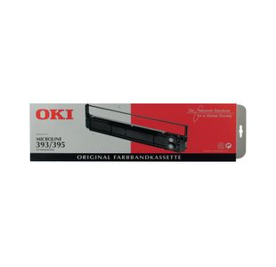 Oki Microline 393/395C Fabric Ribbon Black 09002311