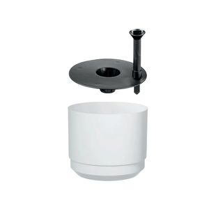 Paulina Self Watering Pot 20cm White 48210