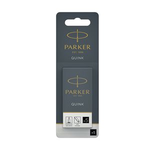 Parker Quink Permanent Ink Cartridge 12x5 Black (Pack of 60) S0881570