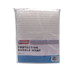 GoSecure Bubble Wrap Sheets 600mmx1m Clear (Pack of 6) PB02290