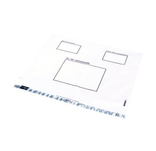 GoSecure Envelope Extra Strong Polythene 440x320mm Clear (Pack of 100) PB30303