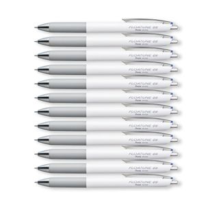 Pentel Floatune Retractable Rollerball 0.8mm Blue Pack of 12 BY208-CX