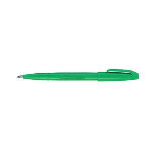 Pentel Sign Pen Fibre Tip Green (Pack of 12) S520-D