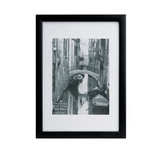 Hampton Frames Black Wood Certificate Frame Glass KENTA4GL