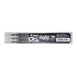 Pilot FriXion Rollerball Pen Refill Medium Black (Pack of 3) 075300301