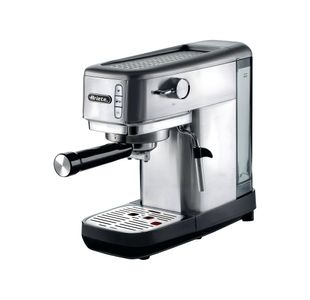 Ariete Metal Slim Espresso Coffee Maker Brushed Stainless Steel AR1380