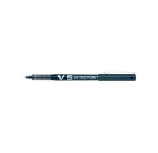 Pilot V5 Hi-Tecpoint Ultra RollerballxFine Black (Pack of 12) BXV501