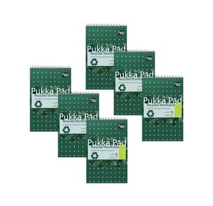 Pukka Pad Recycled Shorthand Jotta Grn Pack of 3 Buy One Get One Free