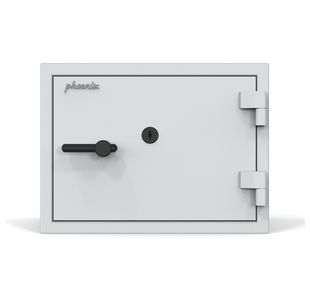 Phoenix Fortress High Security Safe Size 3 46L + Key Lock White SS1453K