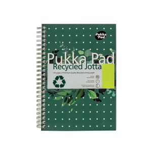 Pukka Pad Recycled Ruled Wirebound Notebook 110 Pages A5 (3 Pack) RCA5110