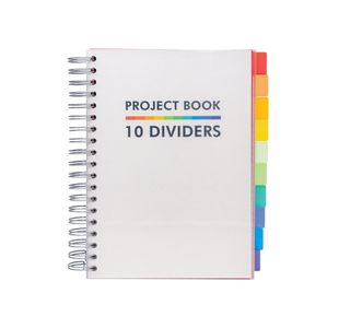 Pukka Pads Pukka Project Book with 10 Dividers B5 White 9603-PB