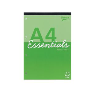 Pukka Pad Essentials Refill Pad 160 Pages A4 (Pack of 4) ESS-REFA4TOP