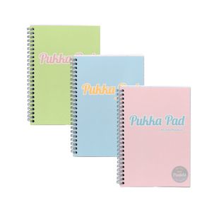 Pukka Pad Pastel Jotta Pad A5 Assorted (Pack of 3) 2011-PST