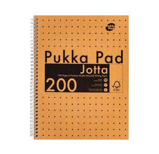 Pukka Pad Kraft Jotta Notebook A4 (Pack of 3) 9565-KRA