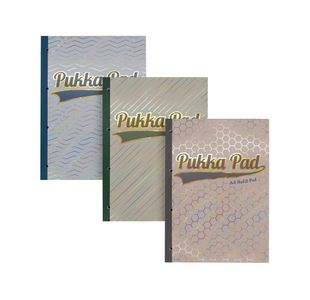 Pukka Pad Haze Refill 300 Page A4 Assorted (Pack of 3) 9877AST-HZE