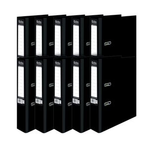 Pukka Brights Lever Arch File A4 Black (10 Pack) BR-7757