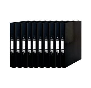 Pukka Brights Ringbinder A4 Black (10 Pack) BR-7765