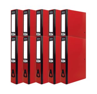Pukka Brights Box File Foolscap Red (10 Pack) BR-7774