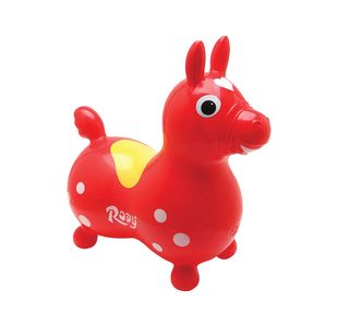 Rody Inflatable Hopping Horse Red/Yellow SP-20606-RED