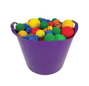 Playsense Little Ball Pack Assorted Size and Colours (Pack of 56) EY-31202-000K