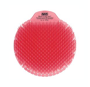 P-Wave Slant6 Urinal Screen Spiced Apple (Pack of 10) WZDS60SA