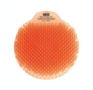 P-Wave Slant6 Urinal Screen Mango (10 Pack) WZDS60MG