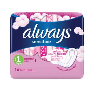 Always Sensitive Normal Sanitary Towel (Pack of 8) 71437