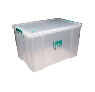 StoreStack 85 Litre Storage Box W660xD440xH390mm Clear RB11090